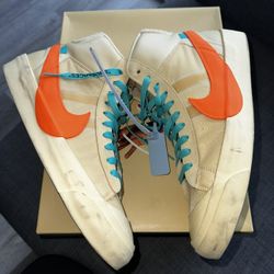 Nike Blazer Off White All Hallows Eve Sz 11.5 Used No Box