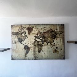 Globe Wall Portrait (canvas)