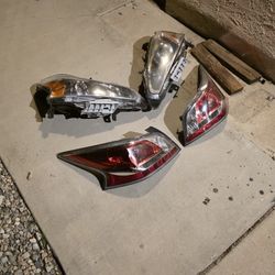 2013-2015 Nissan Altima Head Light And Tail Light Set