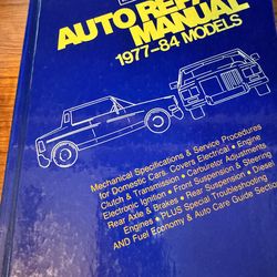 Auto repair manual  1977-84 models