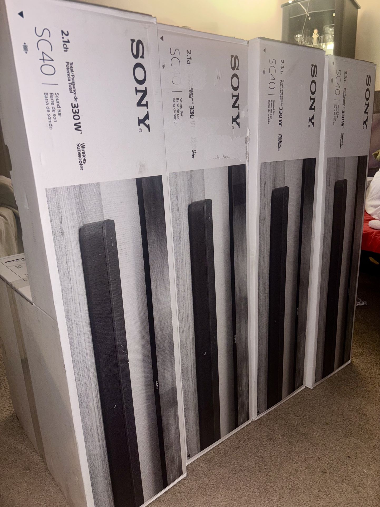 Sony HT-SC40 Soundbar System – 2.1 Channel with Wireless Subwoofer & Dolby Digital & Bluetooth