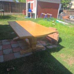 Solid Oak Dining Table