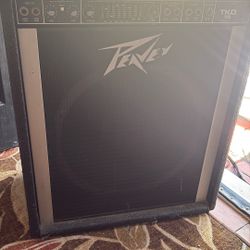 3-channel, 100-watt combo amp with a 15" speaker