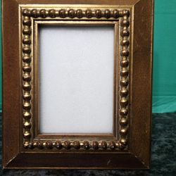 Vintage 1980s Hollywood Regency Gold Wooden Frame 