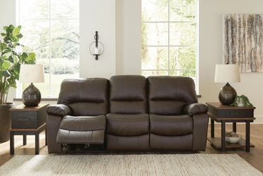 Leesworth Power Reclining Leather Sofa