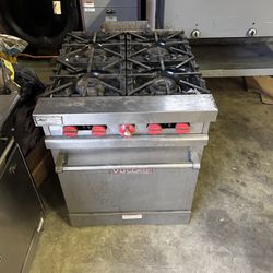 24 inch vulcan stove oven with 4 burners