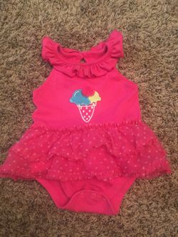 Cute tutu onesie size 6m