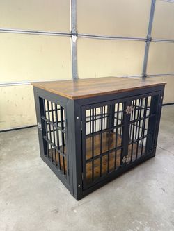 Indoor Barn Door Dog Crate