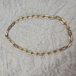 Givenchy Vintage G Link Chain Gold Antique Kitchen Appliance