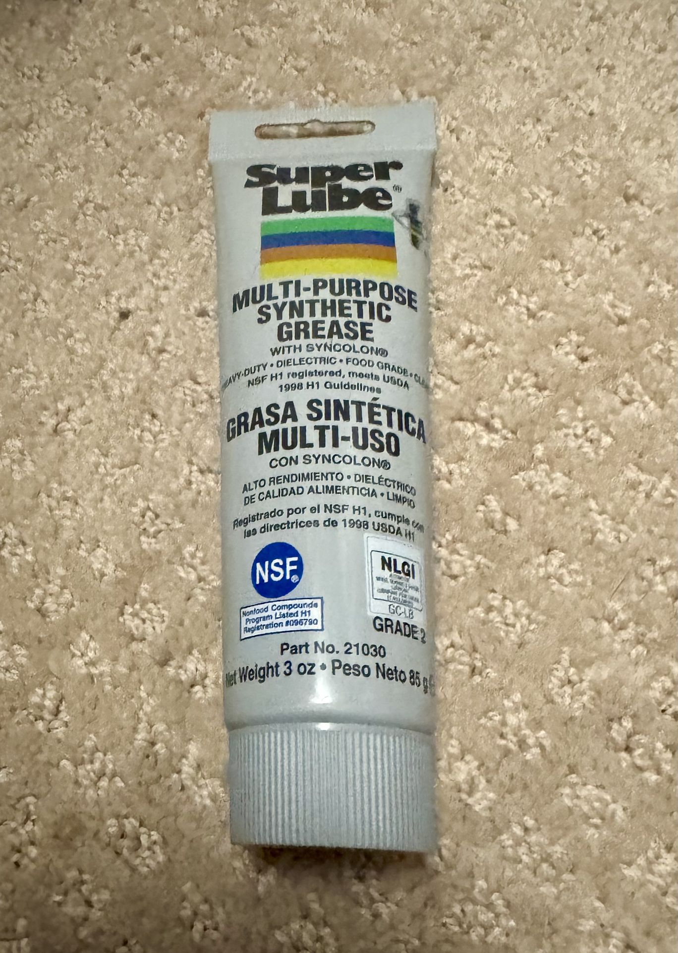 Super Lube-21030 Synthetic Multi-Purpose Grease 3 Oz.