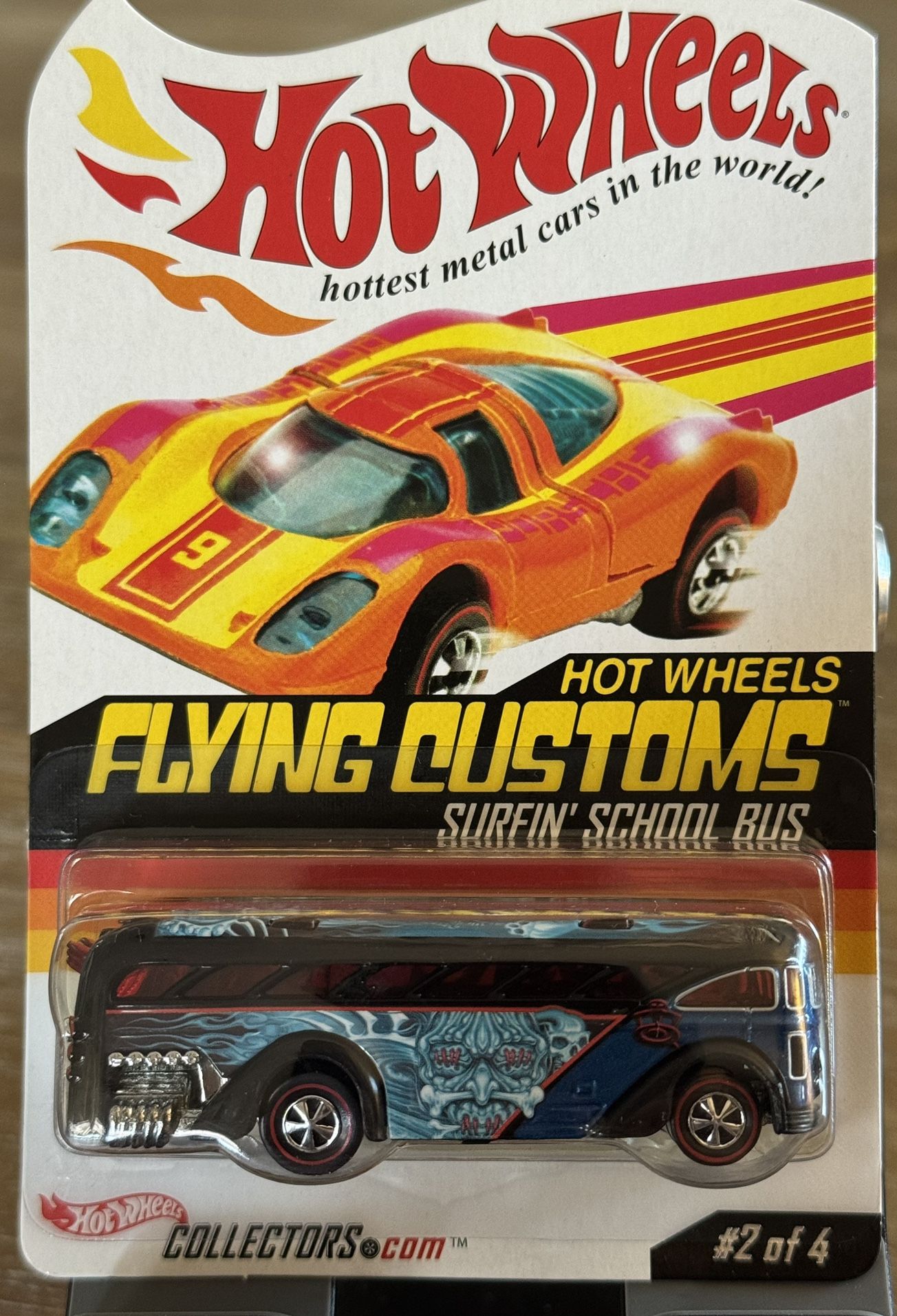 Hot Wheels Flying Customs Surfin School Bus