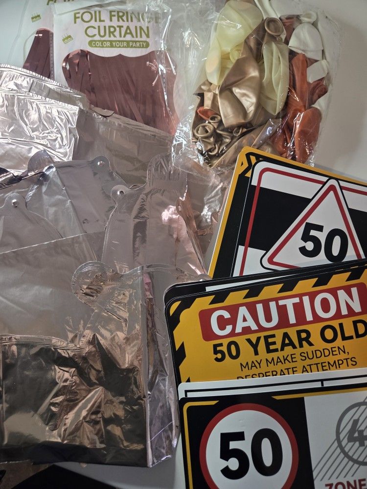 50th Birthday Party Supplies 