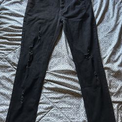 Smoke & Ash Black Denim