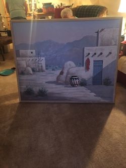 1989 Chile Peppers Canvas painting