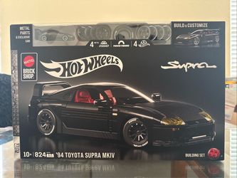 Hot Wheels Brick Shop 1:64 1994 Toyota Supra MKIV Diecast Build Customize Black