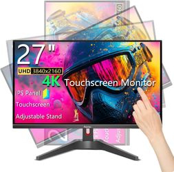 Touchscreen Gaming Monitor 27 Inch 4K UHD(3840x2160) IPS Monitor #2853H Y3