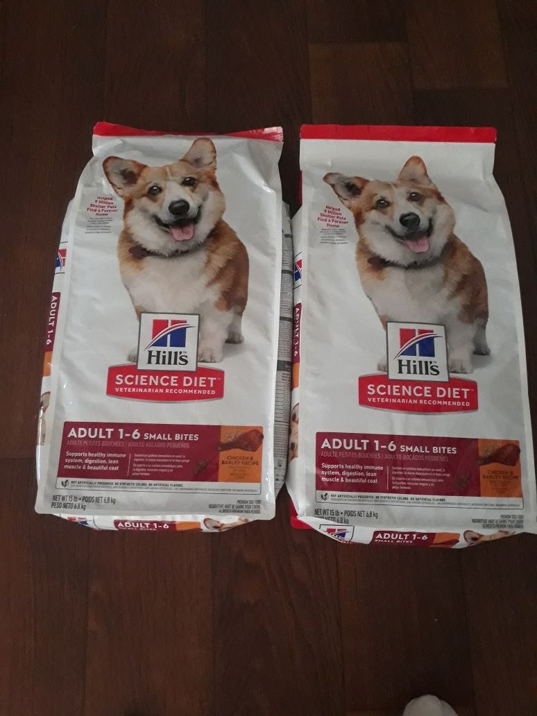Brand new bags of Science Diet dog food