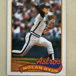 Nolan Ryan Baseball Card 1989 Topps #530