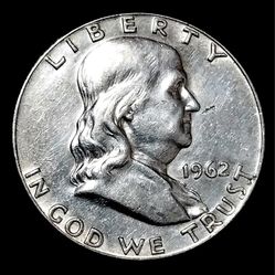 1962 D  Franklin Half Dollar 