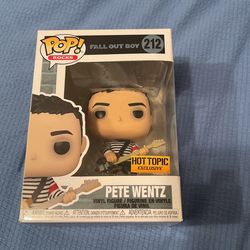 Pete Wentz Funko Pop Hot Topic Exclusive