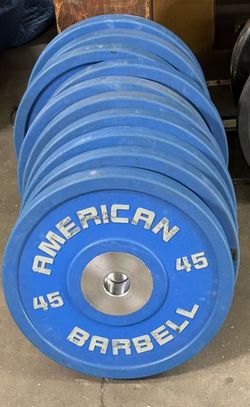 AMERICAN BARBELL COLOR URETHANE PRO SERIES BUMPER PLATES!!