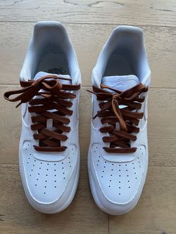 Pre-owned Air Force 1 with brown laces