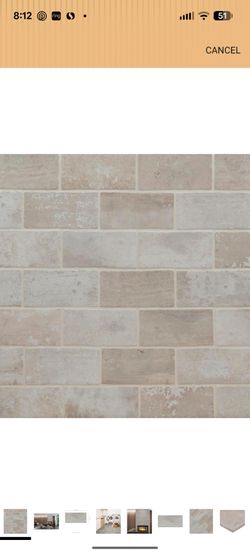 MSI Capella Ivory Brick 5 in. x 10 in. Matte Porcelain Subway Wall Tile – Bathroom, Kitchen Backsplash, Accent Wall, Shower

New 
Originally $45