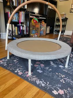 Mini Indoor Trampoline with Handle Bar