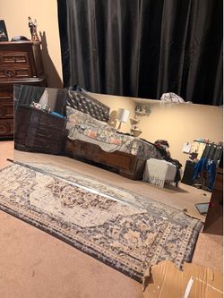 Large bathroom mirror