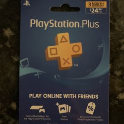 PlayStation Plus G Card 