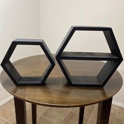 Hexagon Decorative Shelves