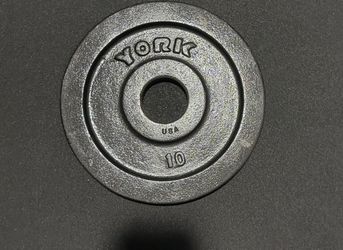 Single Vintage York  10 lB Olympic Plate  $15