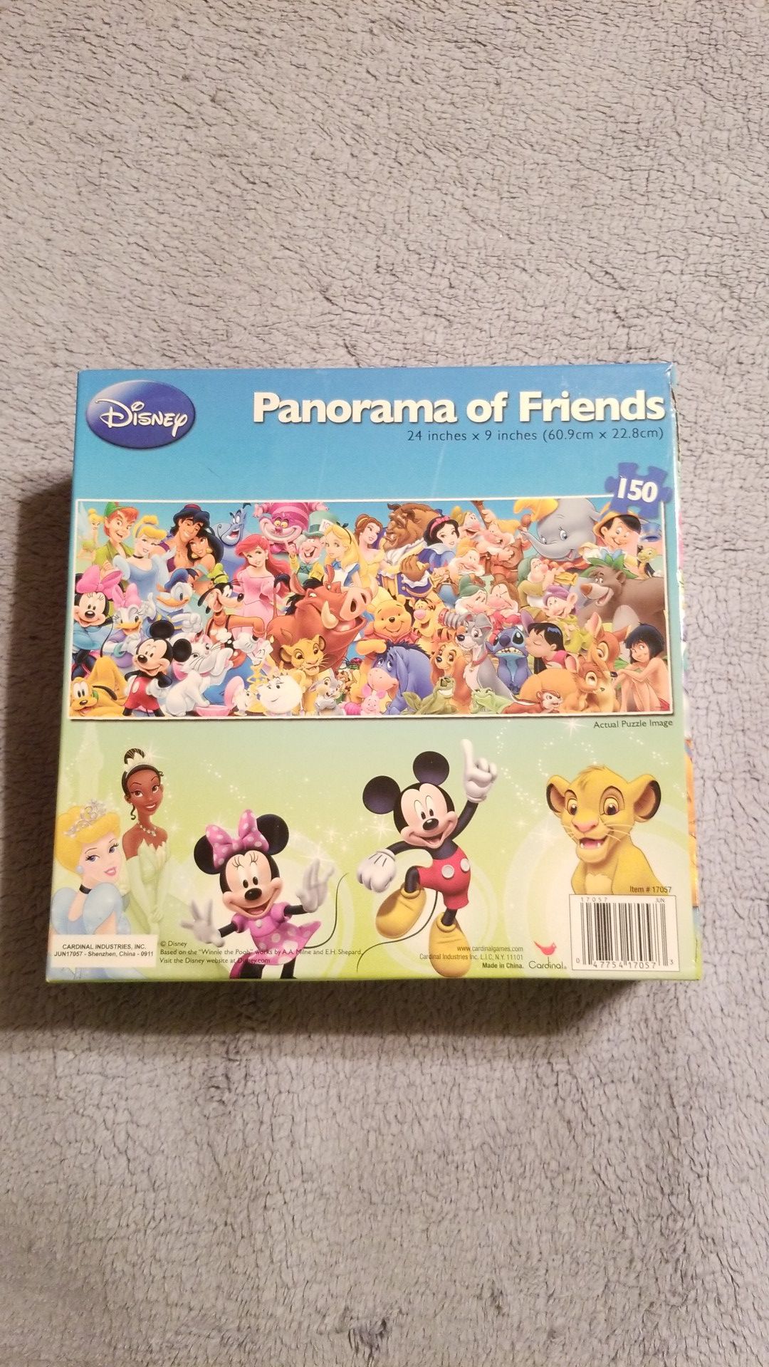 Disney, Panorama of Friends, 150 Piece Puzzle