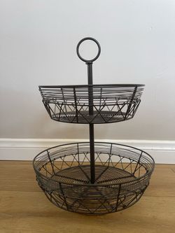 2 Tier fruit basket