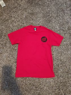 Santa Cruz Skateboard Men's T-Shirt Medium Red