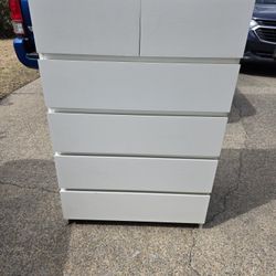 IKEA MALM 6 Drawer Dresser Chest 