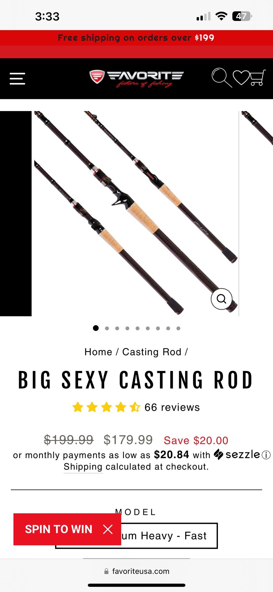 Big Sexy Casting Rod 