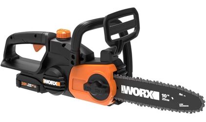 Worx WG322 20V Power Share 10" Cordless Chainsaw with Auto-Tension 
