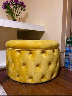 Luxurious New Round Ottoman