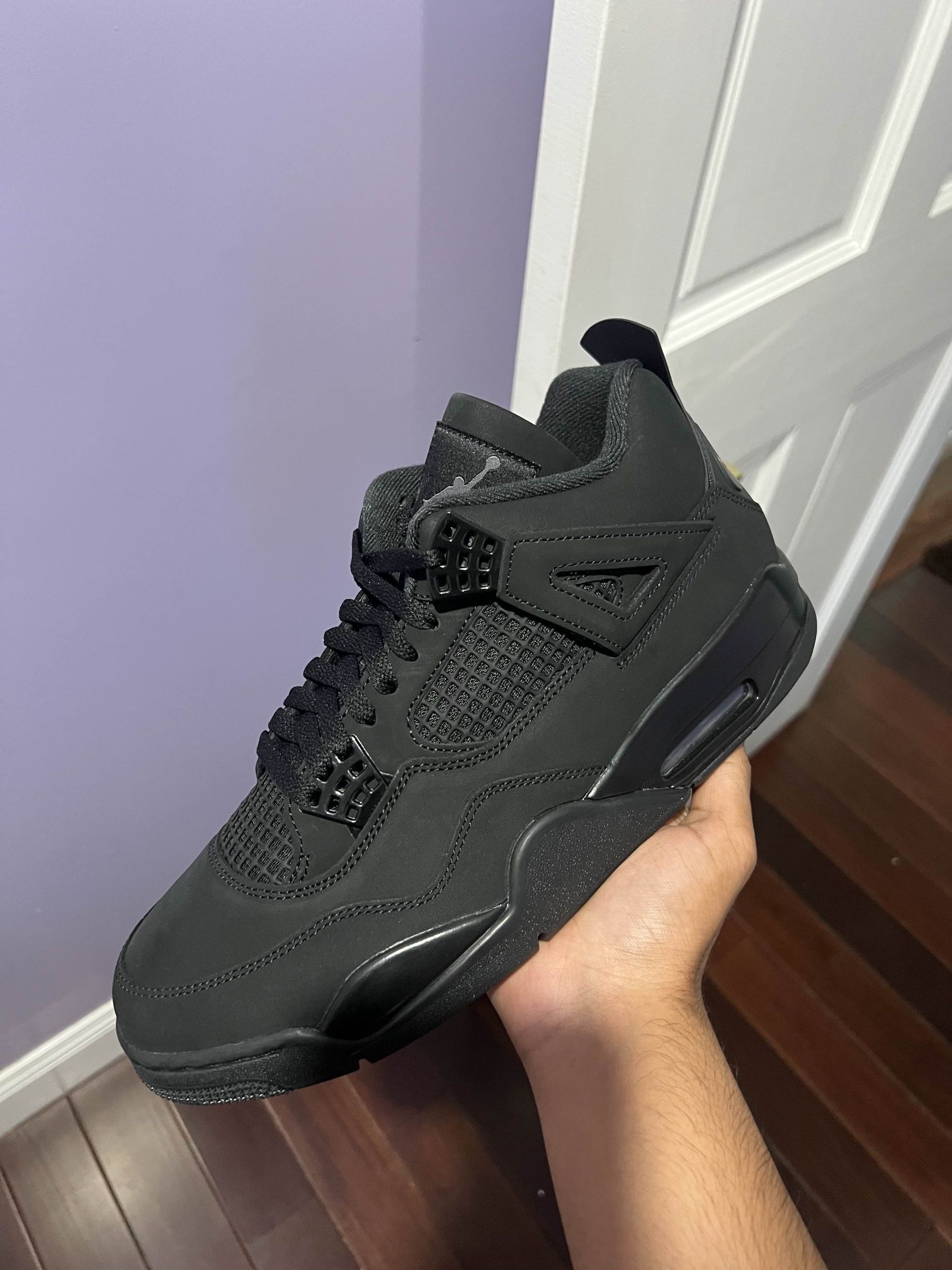 Nike Air Jordan 4 Black Cat Sz 
