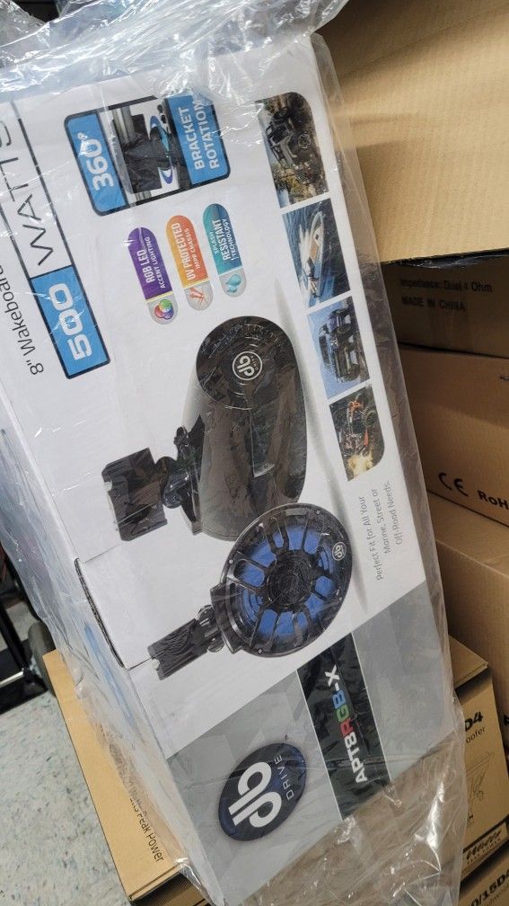 DB Drive 8" WDX Speaker Tower Speaker Marine