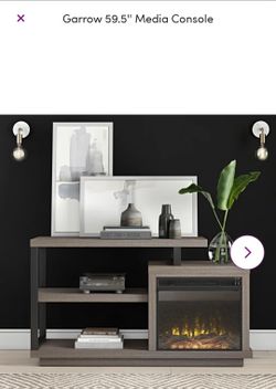 TV Stand With Fireplace