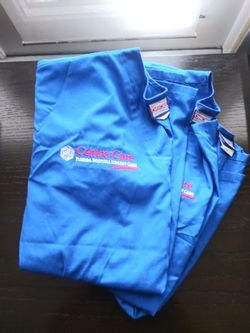3 Centracare scrubs "L" (tops) , like new!!