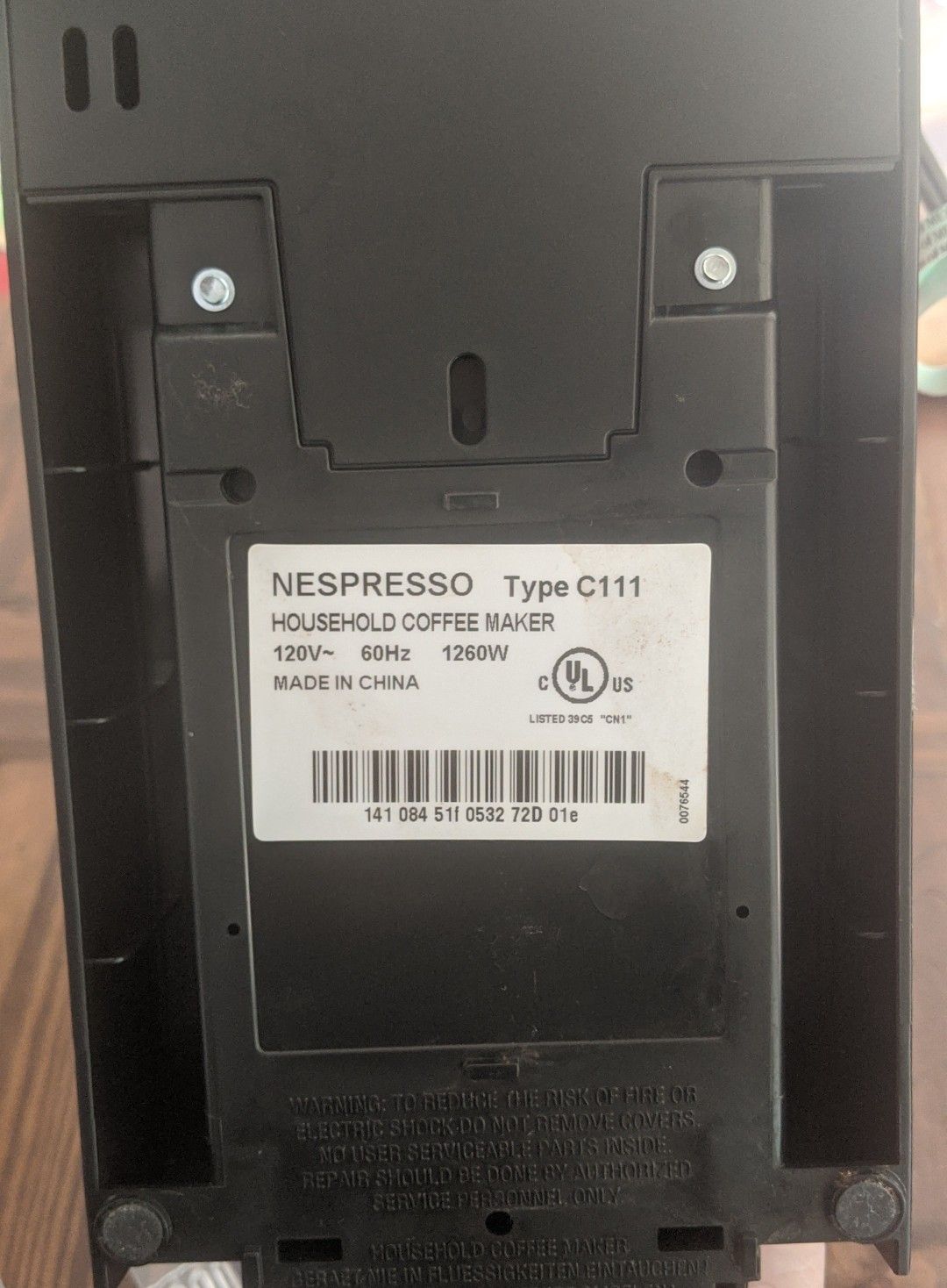 Nespresso C111 Espresso Maker (Red) for Sale in Bellevue, WA OfferUp