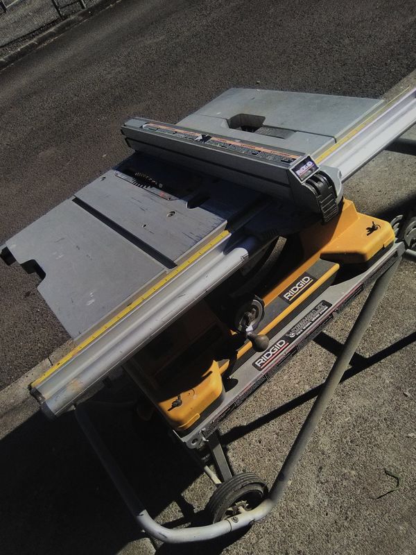 Ridgid TS24001 table saw with stand for Sale in Portland, OR OfferUp