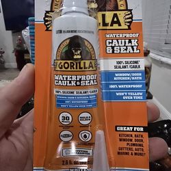 Gorrilla Glue Waterproof Caulk And Seal Heavy Duty 2.8 Fl.oz. Tube