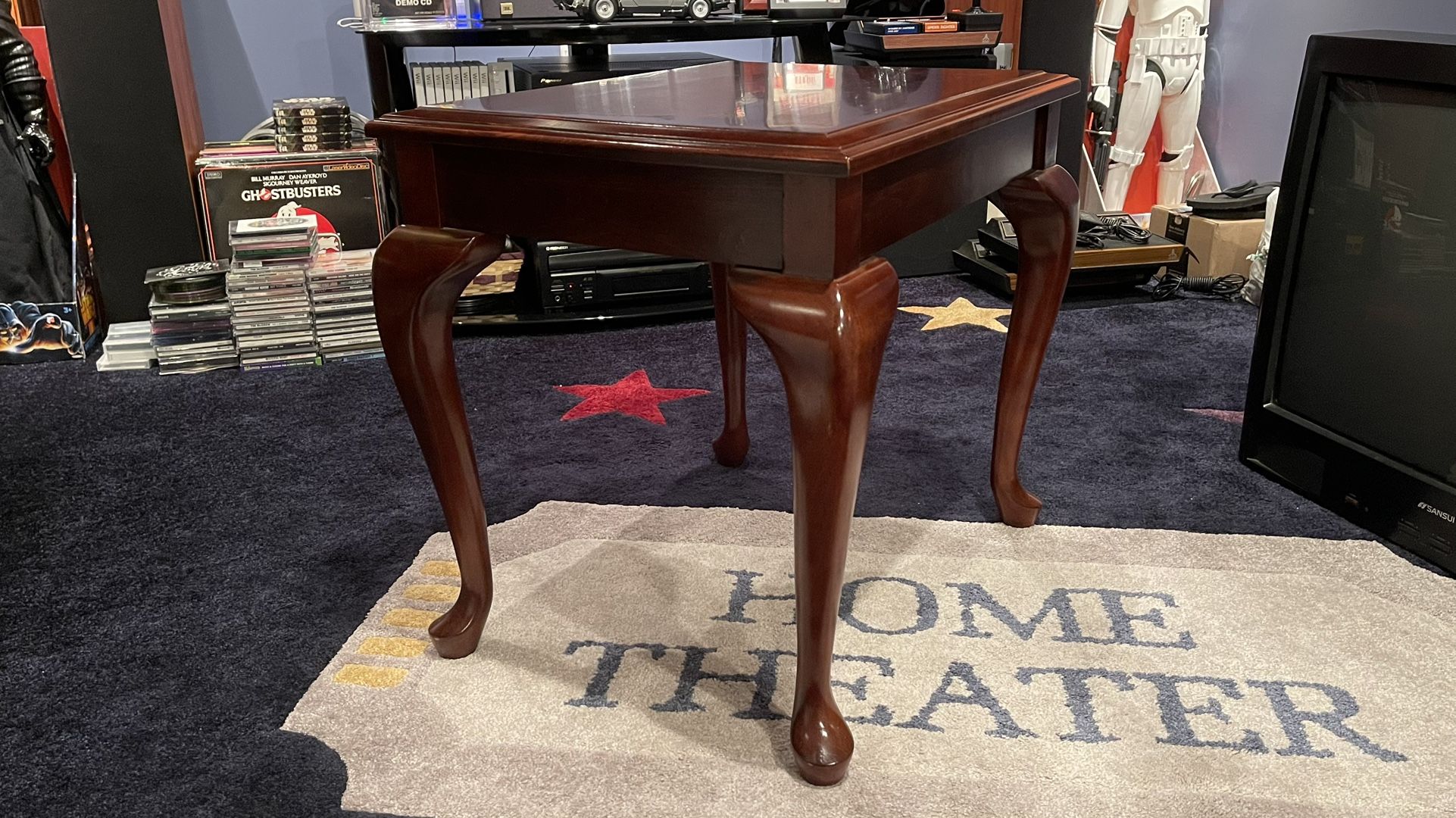 Queen Anne Style table Finished In Cherry