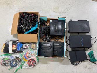 Bulk Lot - Mostly Untested PS2, Sega Genesis/Saturn