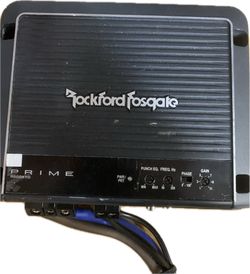 Rockford fosgate and Cerwin Vega amps