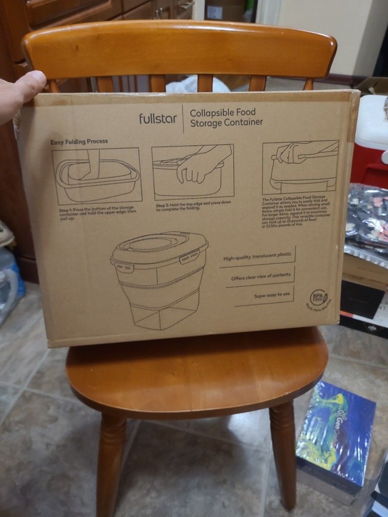 Fullstar Collapsible 50 Pound Food Storage Container